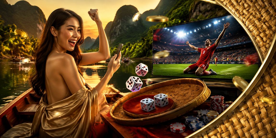 Người chơi thử vận may với tài xỉu trên di động tại Ninh Bình